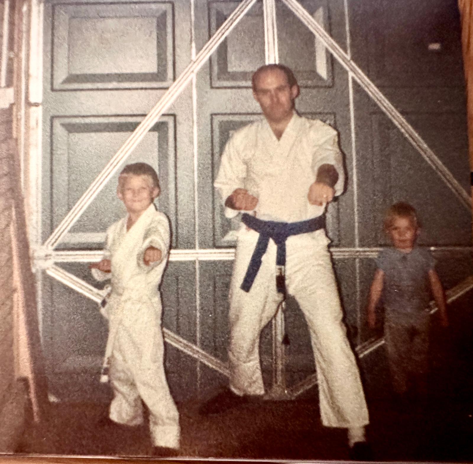 Lee as a lad in the mid-1980s, family photo