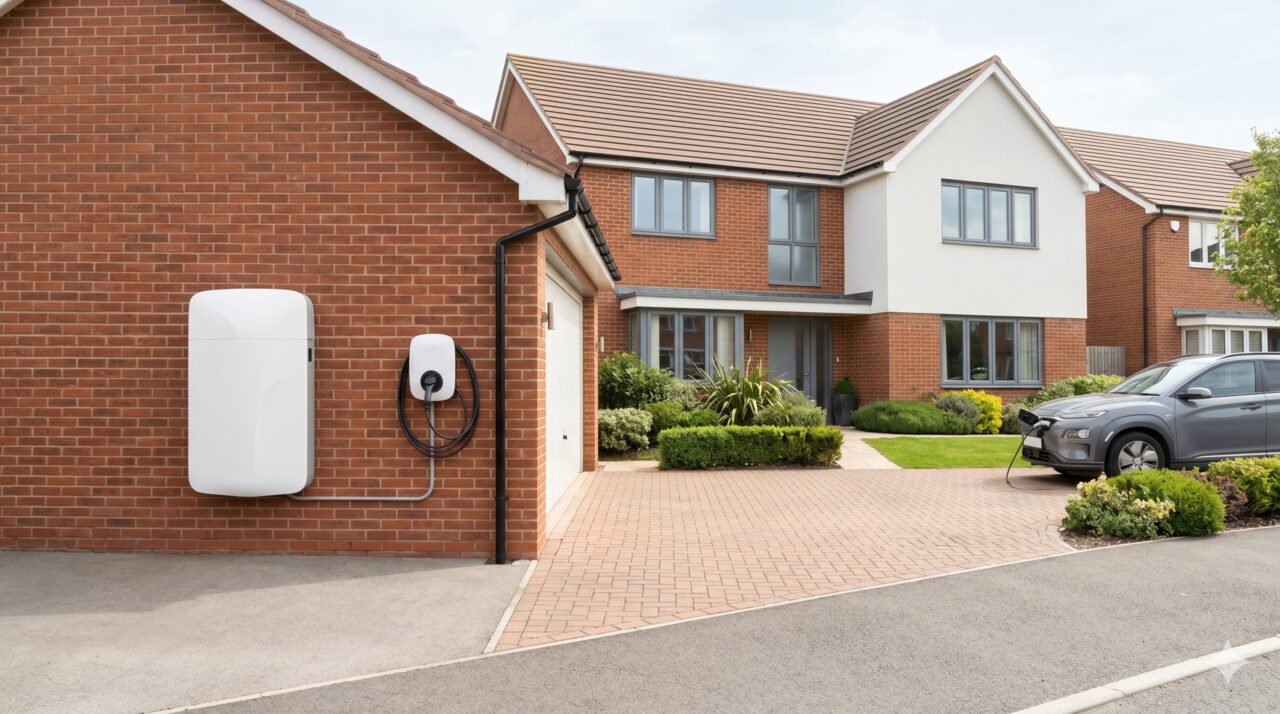 Tesla Powerwall 3 + Zappi charger retrofit on a Sunderland detached home
